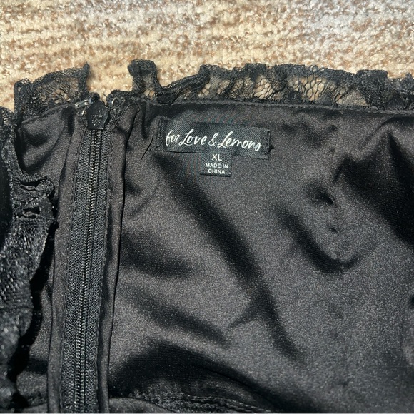 For Love & Lemons Jourdan Off The Shoulder Mini Dress - Picture 6 of 9